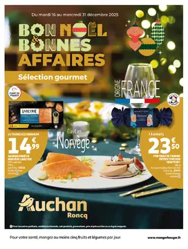 Auchan Roncq couverture de brochure