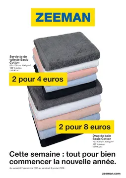 Zeeman couverture de brochure