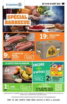 E.Leclerc couverture de brochure