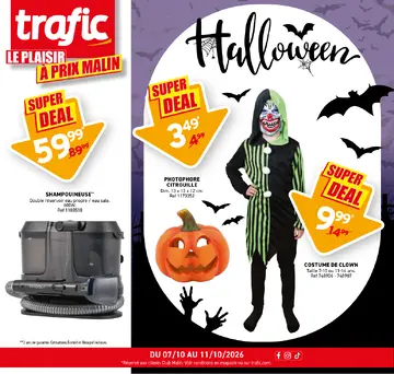 Trafic couverture de brochure