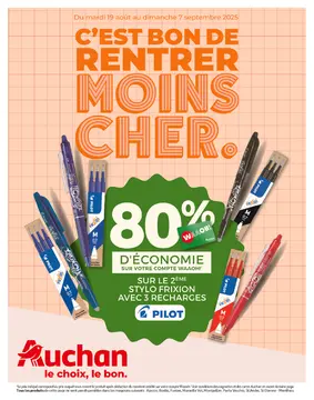 Auchan couverture de brochure