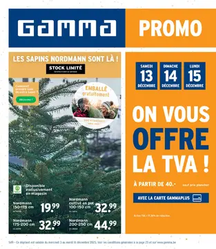 GAMMA couverture de brochure