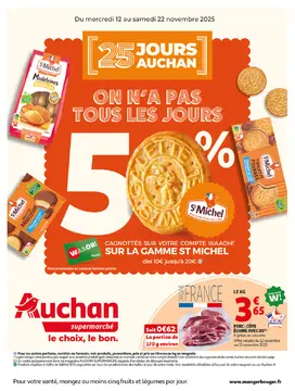 Auchan couverture de brochure