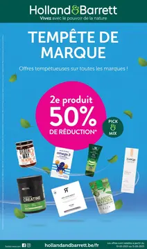Holland & Barrett couverture de brochure