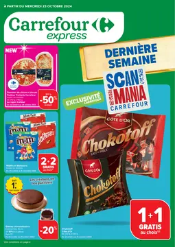 Carrefour couverture de brochure