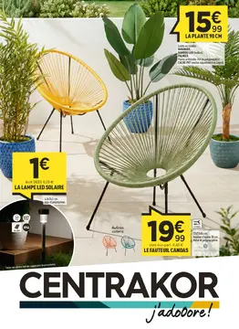 Centrakor couverture de brochure