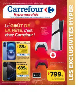 Carrefour couverture de brochure