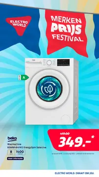 Electro World folder voorblad