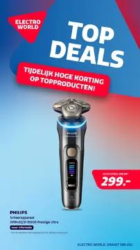 Electro World folder voorblad