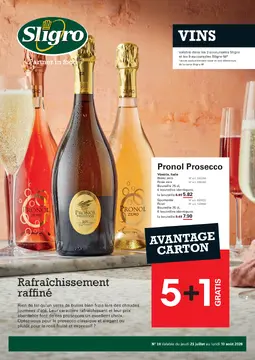 Sligro couverture de brochure