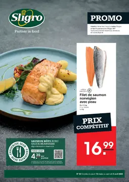 Sligro couverture de brochure