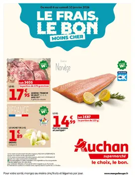 Auchan couverture de brochure