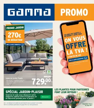 GAMMA couverture de brochure