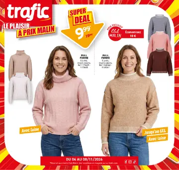 Trafic couverture de brochure