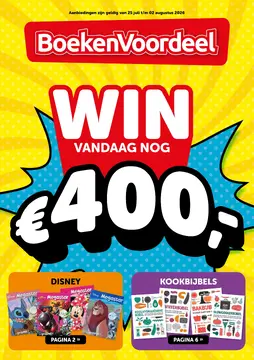 BoekenVoordeel folder voorblad