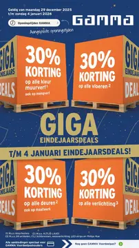 GAMMA folder voorblad