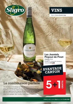 Sligro couverture de brochure