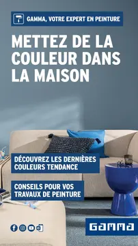 GAMMA Guide de peinture couverture de brochure