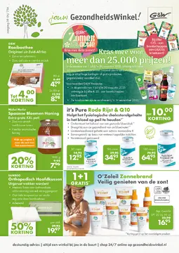 G&W GezondheidsWinkel folder voorblad