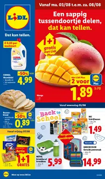 Lidl folder voorblad