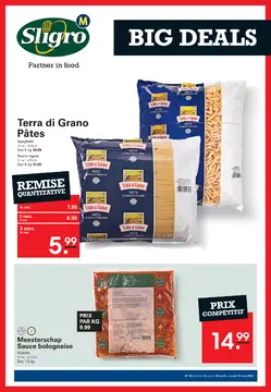 Sligro-M couverture de brochure