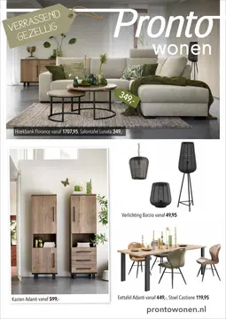 Pronto Wonen folder voorblad