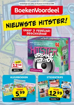 BoekenVoordeel folder voorblad