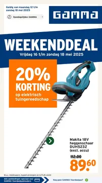 GAMMA folder voorblad
