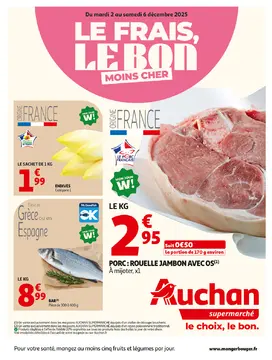 Auchan couverture de brochure