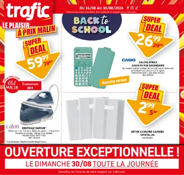 Trafic couverture de brochure