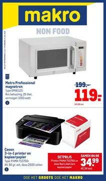 Makro folder voorblad