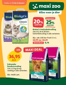 Maxi Zoo folder voorblad