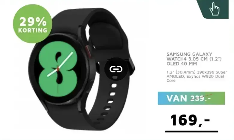 Samsung - Smartwatch - Digitotaal - Folder - Aanbieidngen - Oled - AlleFolders