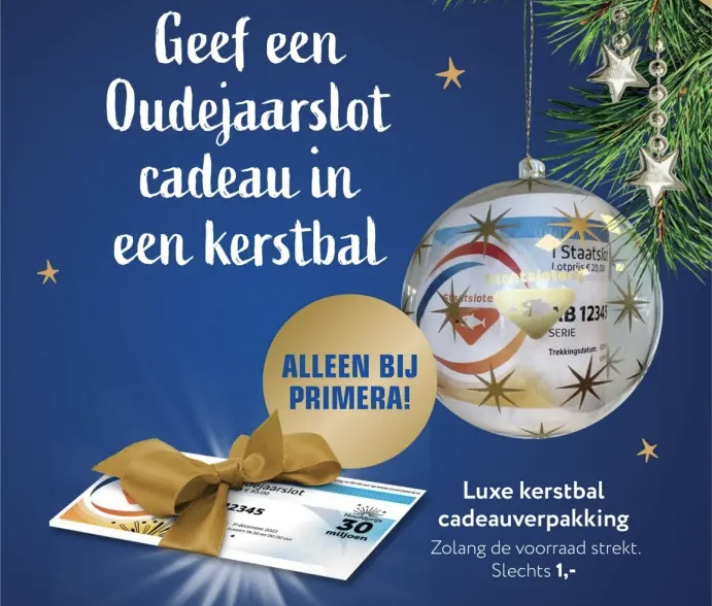 Primera - Ouderjaarslot - Cadeau - Kerstbal - Allefolders - Aanbiedingen - Folder
