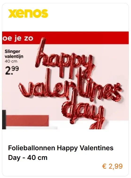 Valentijn - Decoratie - Cadeau - Hem of haar - Slinger