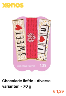 Valentijn - Snack - Cadeau - Hem of haar - Chocolade