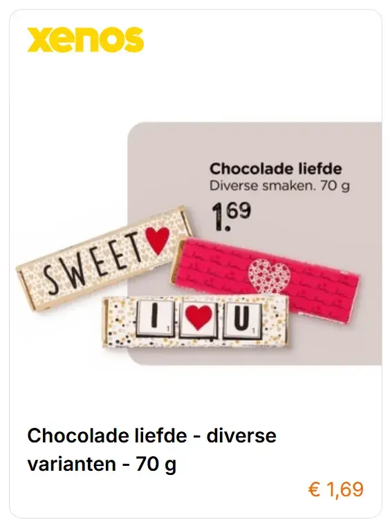 Valentijn - Snack - Cadeau - Hem of haar - Chocolade