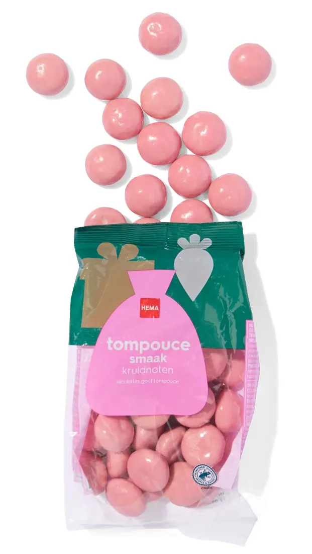 Roze kruidnoten met Tompouce smaak van HEMA