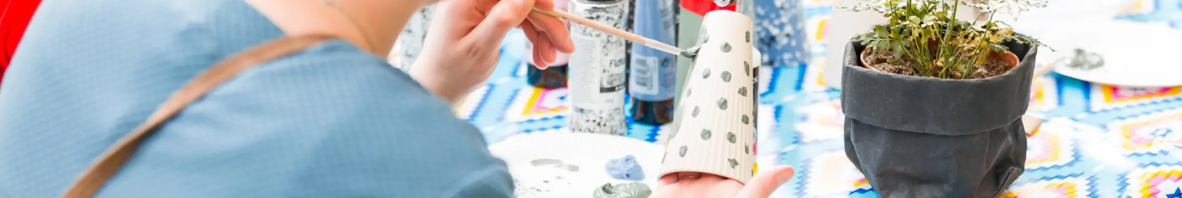 Workshop keramiek schilderen - huishoudbeurs 2025