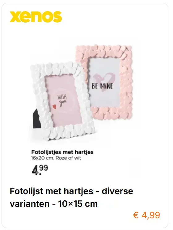 Valentijn - Fotolijstje- Cadeau - Hem of haar - Decoratie